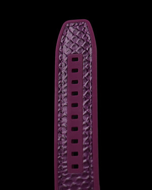 
                  
                    Load image into Gallery viewer, AK47 TW032-D4 (Black/Purple) Purple Leather with Rubber Strap
                  
                